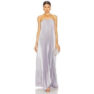 L'IDEE Black Tie Gown in Cosmic Shimmer maxi